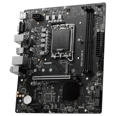 MSI Mainboard|MSI|Intel H610|LGA1700|Micro-ATX|Memory DDR5|Memory slots 2|1xPCI-Express 1x|1xPCI-Express 16x|1xM.2|1x15pin D-sub