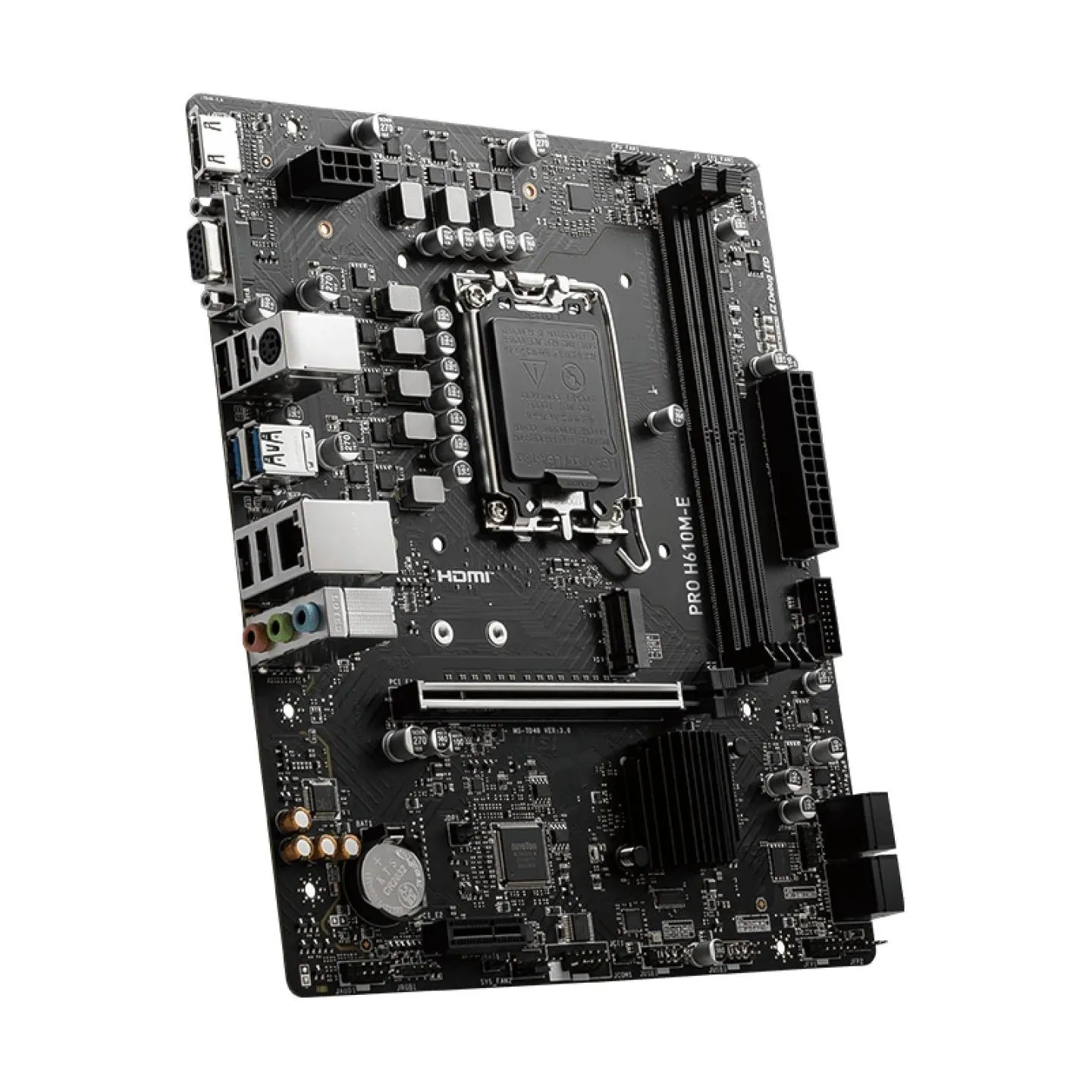 MSI Mainboard|MSI|Intel H610|LGA1700|Micro-ATX|Memory DDR5|Memory slots 2|1xPCI-Express 1x|1xPCI-Express 16x|1xM.2|1x15pin D-sub