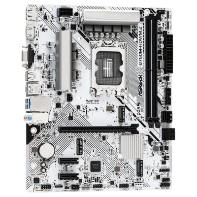 Asrock Mainboard|ASROCK|Intel B760 Express|LGA1700|Micro-ATX|Memory DDR5|Memory slots 2|2xPCI-Express 3.0 1x|1xPCI-Express 4.0 1