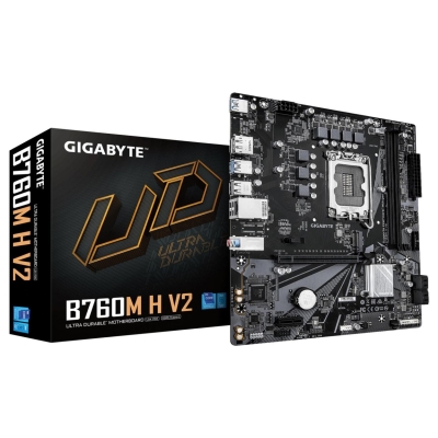 Gigabyte Mainboard|GIGABYTE|Intel B760 Express|LGA1700|Micro-ATX|Memory DDR5|Memory slots 2|B760MHV21.0