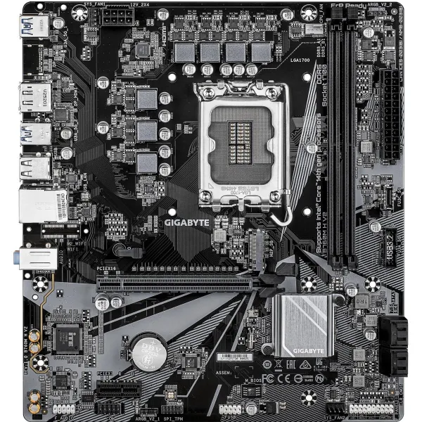 Gigabyte Mainboard|GIGABYTE|Intel B760 Express|LGA1700|Micro-ATX|Memory DDR5|Memory slots 2|B760MHV21.0