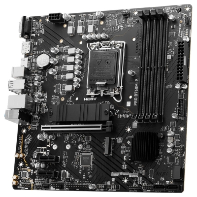 MSI Mainboard|MSI|Intel B760 Express|LGA1700|Micro-ATX|Memory DDR5|Memory slots 4|2xPCI-Express 1x|1xPCI-Express 16x|2xM.2|1x15p