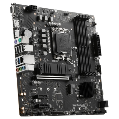 MSI Mainboard|MSI|Intel B760 Express|LGA1700|Micro-ATX|Memory DDR5|Memory slots 4|2xPCI-Express 1x|1xPCI-Express 16x|2xM.2|1x15p
