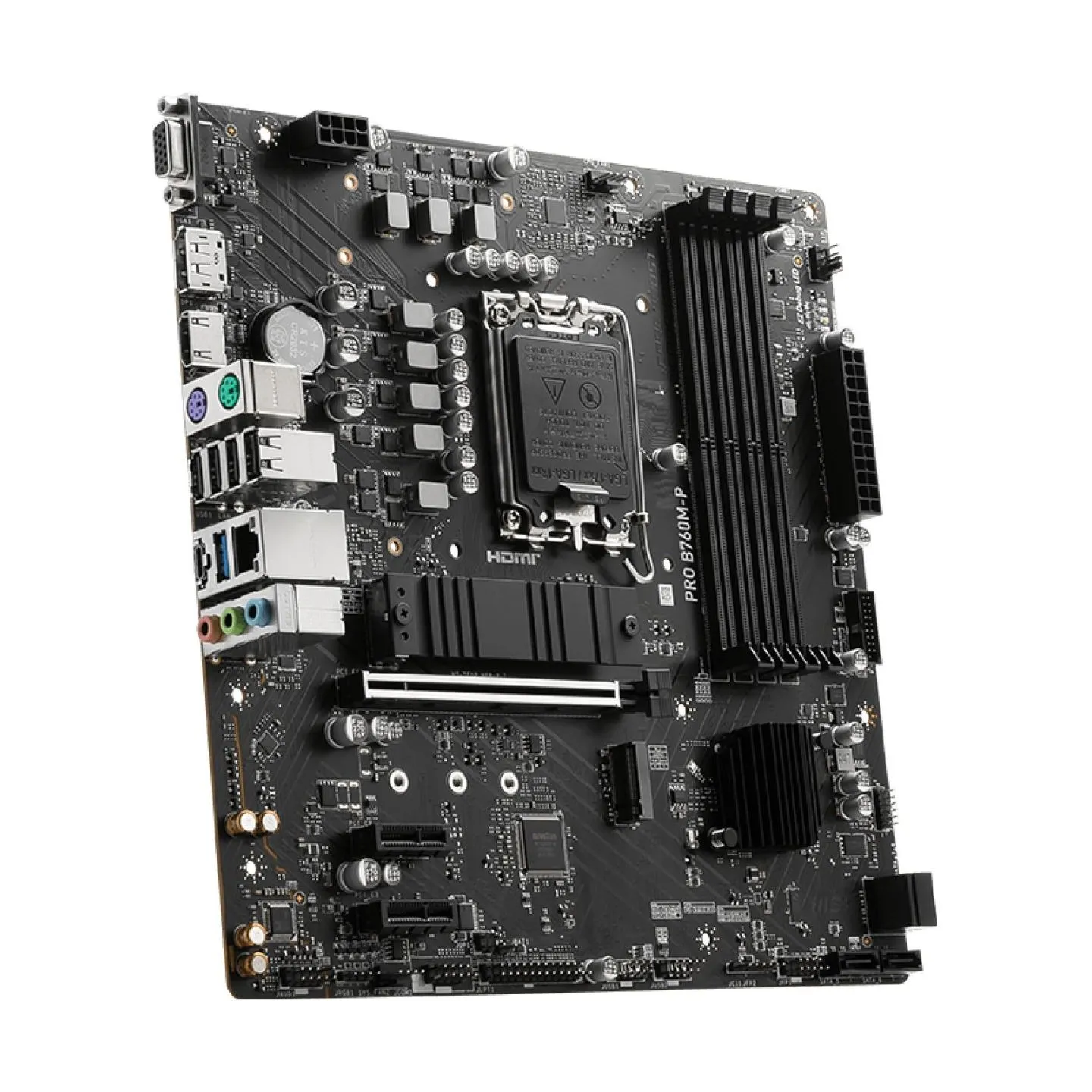MSI Mainboard|MSI|Intel B760 Express|LGA1700|Micro-ATX|Memory DDR5|Memory slots 4|2xPCI-Express 1x|1xPCI-Express 16x|2xM.2|1x15p