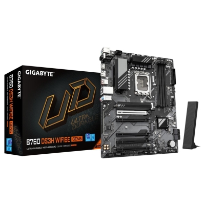 Gigabyte Mainboard|GIGABYTE|Intel B760 Express|LGA1700|ATX|Memory DDR5|Memory slots 4|B760DS3HWF6EGEN51.0