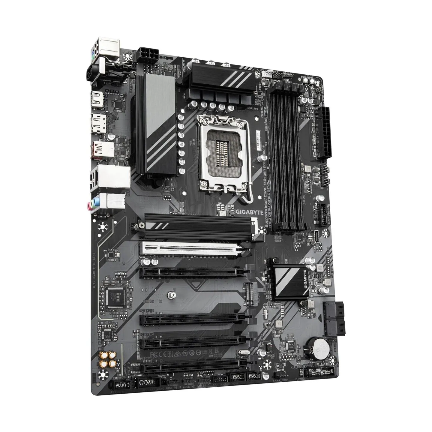 Gigabyte Mainboard|GIGABYTE|Intel B760 Express|LGA1700|ATX|Memory DDR5|Memory slots 4|B760DS3HWF6EGEN51.0