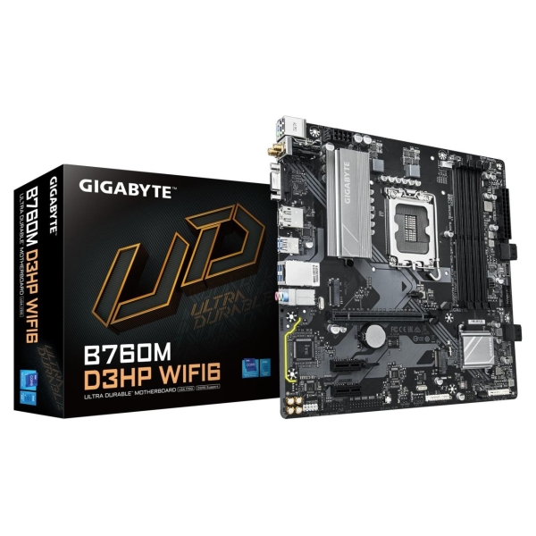 Gigabyte Mainboard|GIGABYTE|Intel B760 Express|LGA1700|Micro-ATX|Memory DDR5|Memory slots 4|B760MD3HPWIFI61.0