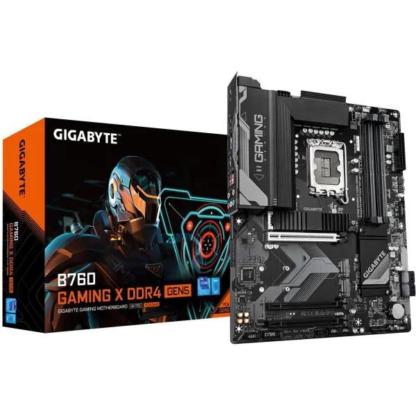 Gigabyte B760 GAMING X DDR4 GEN5 | Processor family Intel | Processor socket LGA1700 | DDR4 | Supported hard disk drive interfac