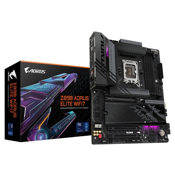 Gigabyte Mainboard|GIGABYTE|Intel Z890|LGA1851|ATX|Memory DDR5|Memory slots 4|Z890AELITEWIFI71.0