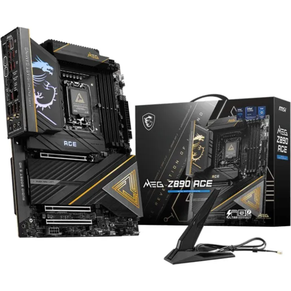 MSI MEG Z890 ACE | Processor family Intel | Processor socket LGA1851 | Supported hard disk drive interfaces SATA, M.2 | Number o