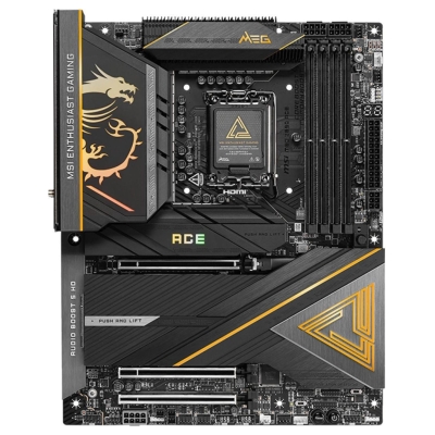 MSI MEG Z890 ACE | Processor family Intel | Processor socket LGA1851 | Supported hard disk drive interfaces SATA, M.2 | Number o