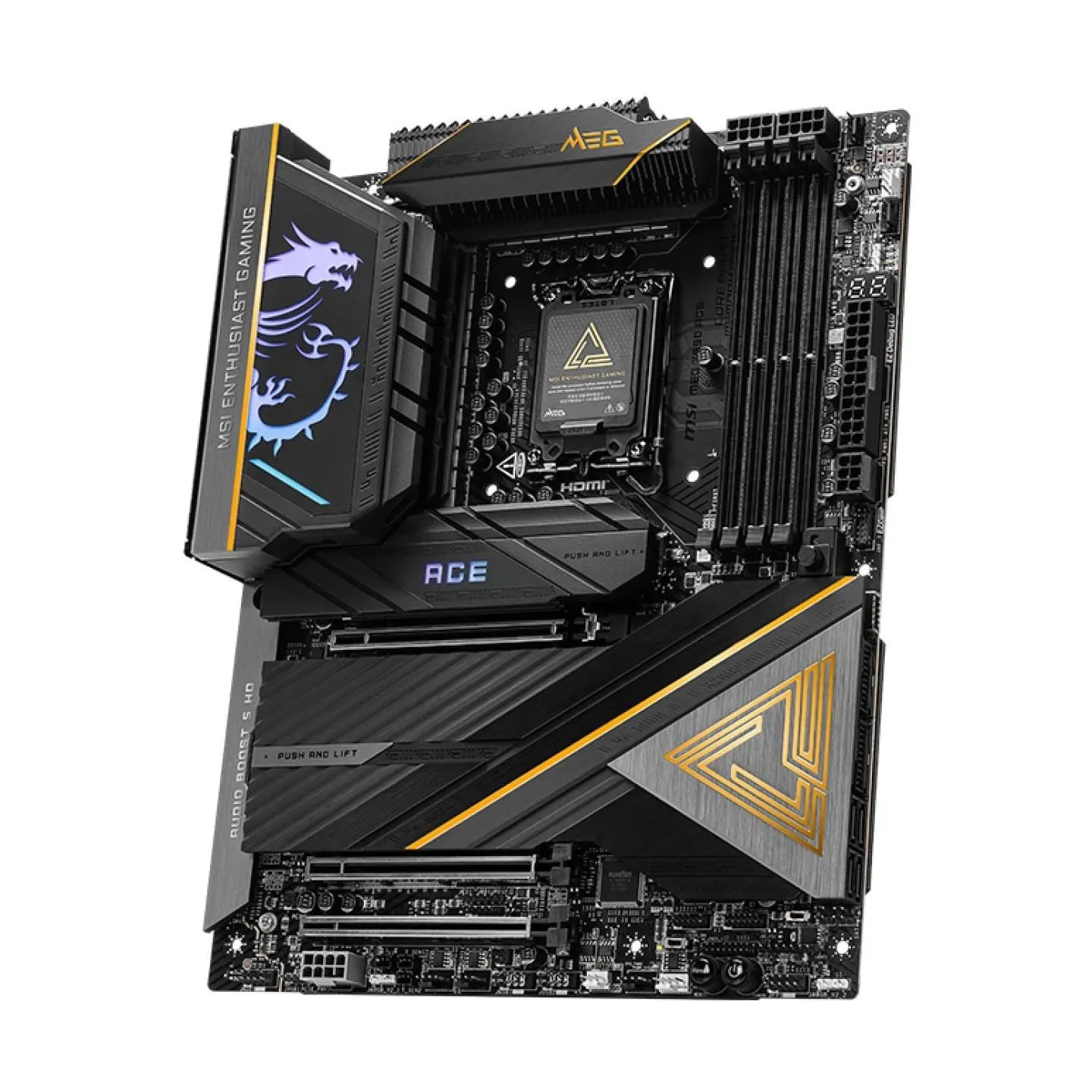 MSI MEG Z890 ACE | Processor family Intel | Processor socket LGA1851 | Supported hard disk drive interfaces SATA, M.2 | Number o