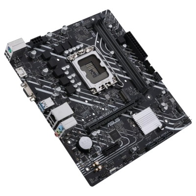 Asus Mainboard|ASUS|Intel H610|LGA1700|MicroATX|Memory DDR4|Memory slots 2|1xPCI-Express 3.0 1x|1xPCI-Express 4.0 16x|1xM.2|1x15