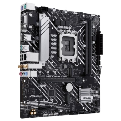 Asus Mainboard|ASUS|Intel H610|LGA 1700|micro ATX|RAM DDR5-SDRAM|2xSlots|Wi-Fi Yes|Bluetooth Yes|2xNumber of M.2 (M) slots|PRIME