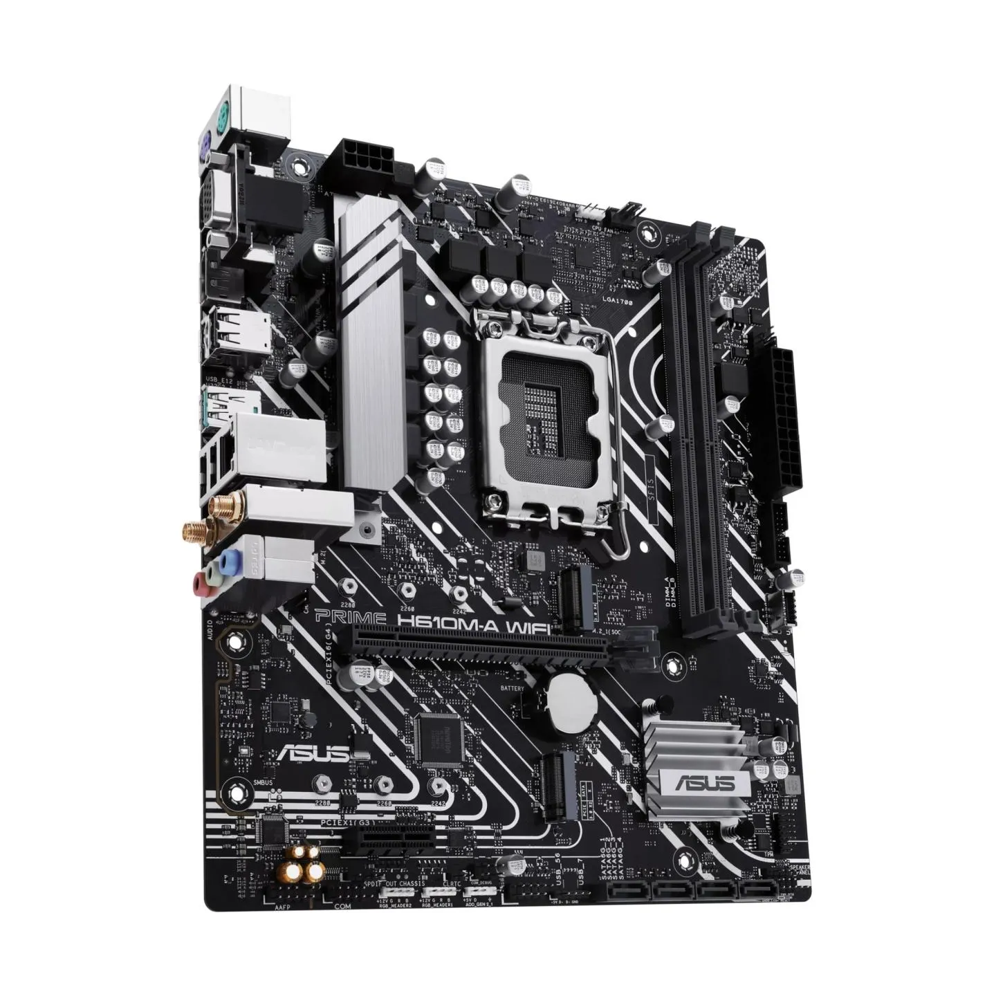 Asus Mainboard|ASUS|Intel H610|LGA 1700|micro ATX|RAM DDR5-SDRAM|2xSlots|Wi-Fi Yes|Bluetooth Yes|2xNumber of M.2 (M) slots|PRIME