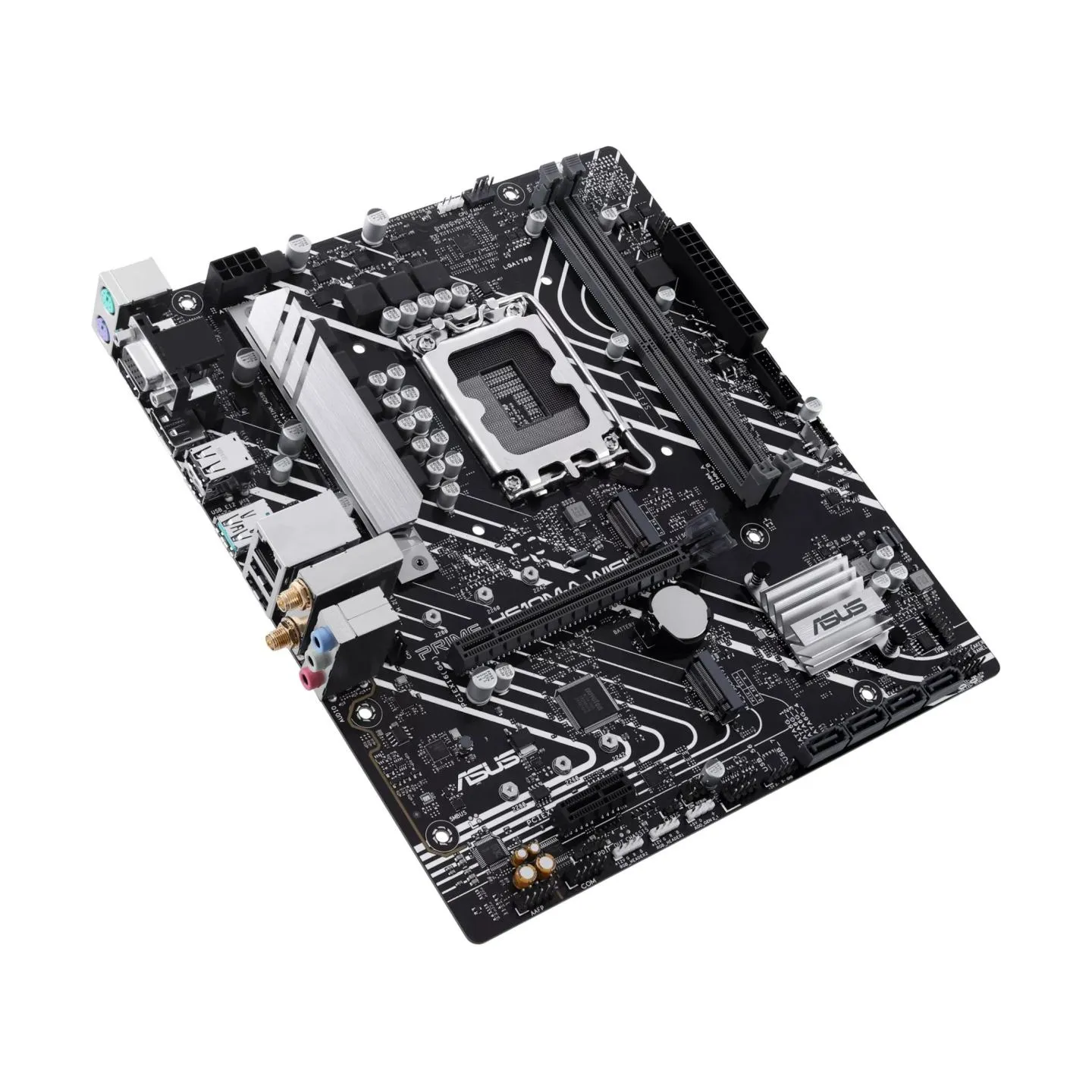 Asus Mainboard|ASUS|Intel H610|LGA 1700|micro ATX|RAM DDR5-SDRAM|2xSlots|Wi-Fi Yes|Bluetooth Yes|2xNumber of M.2 (M) slots|PRIME