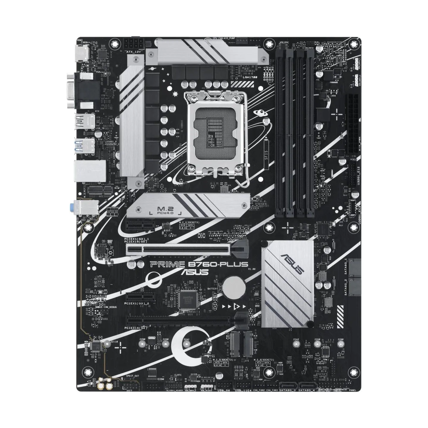 Asus Mainboard|ASUS|Intel B760 Express|LGA1700|ATX|Memory DDR5|Memory slots 4|2xPCI-Express 3.0 1x|1xPCI-Express 4.0 16x|1xPCI-E