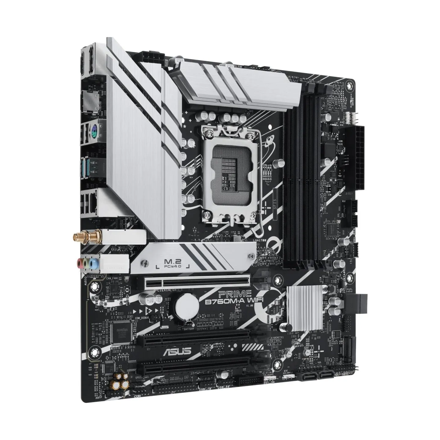 Asus Mainboard|ASUS|Intel B760 Express|LGA1700|Micro-ATX|Memory DDR5|Memory slots 4|3xPCI-Express 4.0 16x|2xM.2|2xHDMI|1xDisplay