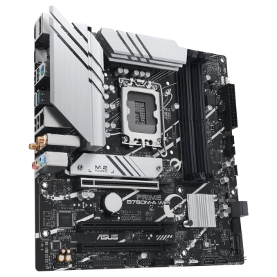 Asus Mainboard|ASUS|Intel B760 Express|LGA1700|Micro-ATX|Memory DDR5|Memory slots 4|3xPCI-Express 4.0 16x|2xM.2|2xHDMI|1xDisplay