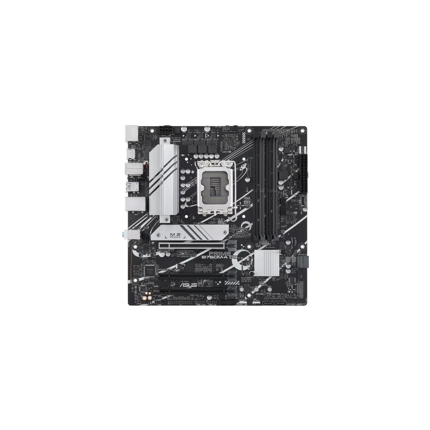Asus Mainboard|ASUS|Intel B760 Express|LGA1700|Micro-ATX|Memory DDR4|Memory slots 4|1xPCI-Express 4.0 16x|2xM.2|1xHDMI|1xDisplay