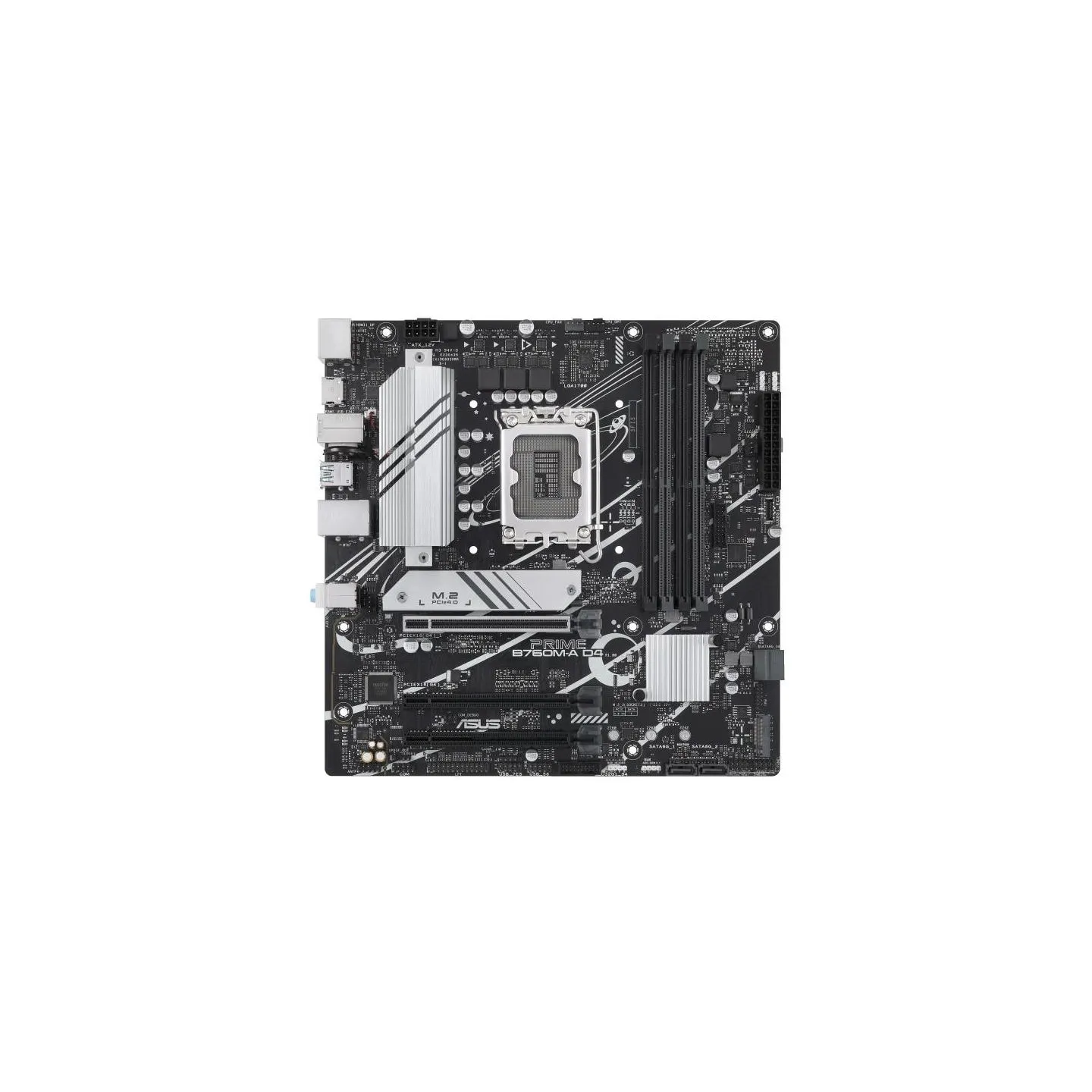 Asus Mainboard|ASUS|Intel B760 Express|LGA1700|Micro-ATX|Memory DDR4|Memory slots 4|1xPCI-Express 4.0 16x|2xM.2|1xHDMI|1xDisplay