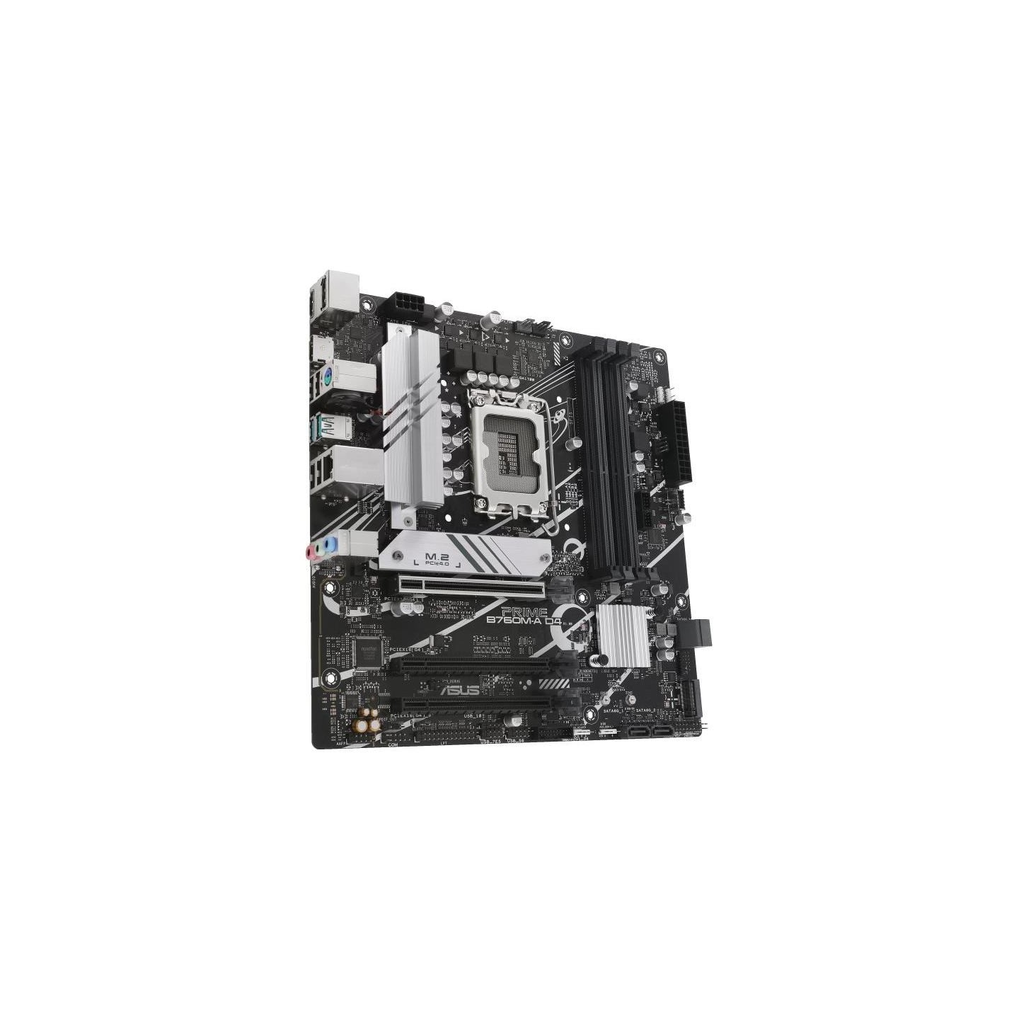 Asus Mainboard|ASUS|Intel B760 Express|LGA1700|Micro-ATX|Memory DDR4|Memory slots 4|1xPCI-Express 4.0 16x|2xM.2|1xHDMI|1xDisplay