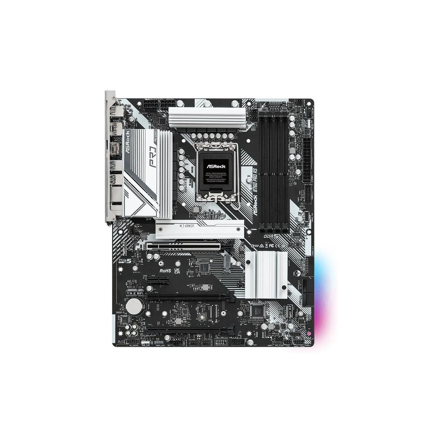 Asrock Mainboard|ASROCK|Intel B760 Express|LGA1700|ATX|Memory DDR5|Memory slots 4|1xPCI-Express 3.0 1x|1xPCI-Express 3.0 16x|1xP