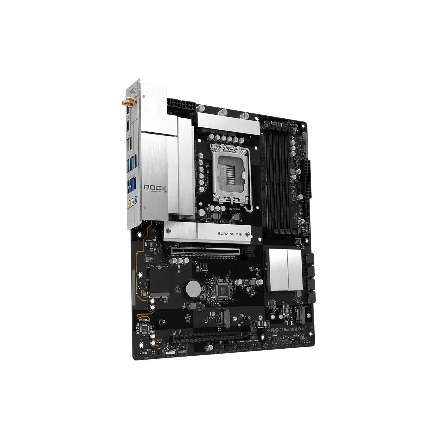 Asrock Mainboard|ASROCK|B860 Rock WiFi 7|Intel B860|LGA 1851 (Socket V1)|ATX|RAM DDR5-SDRAM|4xSlots|Wi-Fi Yes|Bluetooth Yes|3xNu