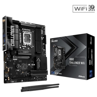 Asrock Mainboard|ASROCK|Intel B860|LGA 1851 (Socket V1)|ATX|RAM DDR5-SDRAM|4xSlots|Wi-Fi Yes|Bluetooth Yes|1xNumber of M.2 (M) s