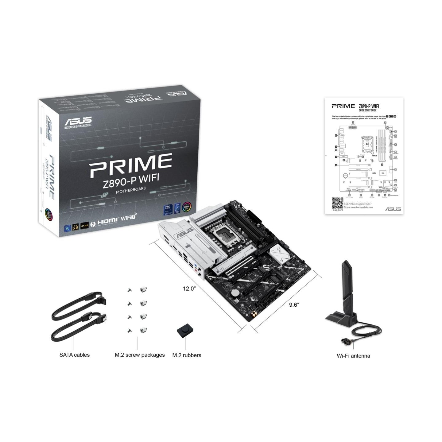 Asus Mainboard|ASUS|Intel Z890|LGA1851|ATX|Memory DDR5|Memory slots 4|3xPCI-Express 4.0 16x|1xPCI-Express 5.0 16x|4xM.2|1xHDMI|1