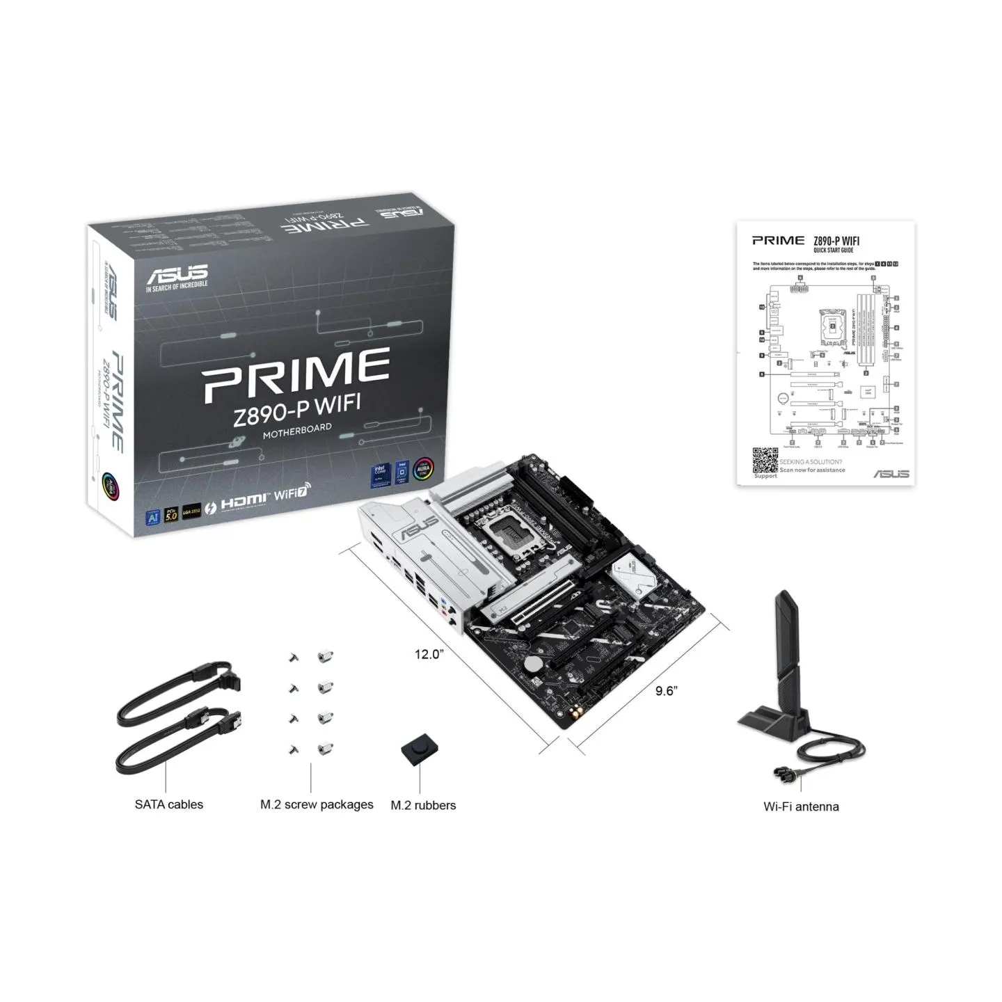 Asus Mainboard|ASUS|Intel Z890|LGA1851|ATX|Memory DDR5|Memory slots 4|3xPCI-Express 4.0 16x|1xPCI-Express 5.0 16x|4xM.2|1xHDMI|1
