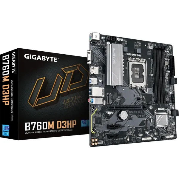 Gigabyte Mainboard|GIGABYTE|Intel B760 Express|LGA1700|Micro-ATX|Memory DDR5|Memory slots 4|2xPCI-Express 3.0 1x|1xPCI-Express 4