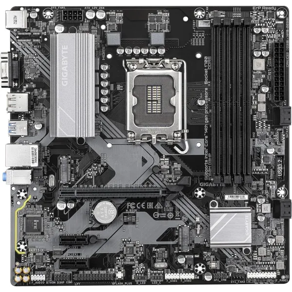 Gigabyte Mainboard|GIGABYTE|Intel B760 Express|LGA1700|Micro-ATX|Memory DDR5|Memory slots 4|2xPCI-Express 3.0 1x|1xPCI-Express 4