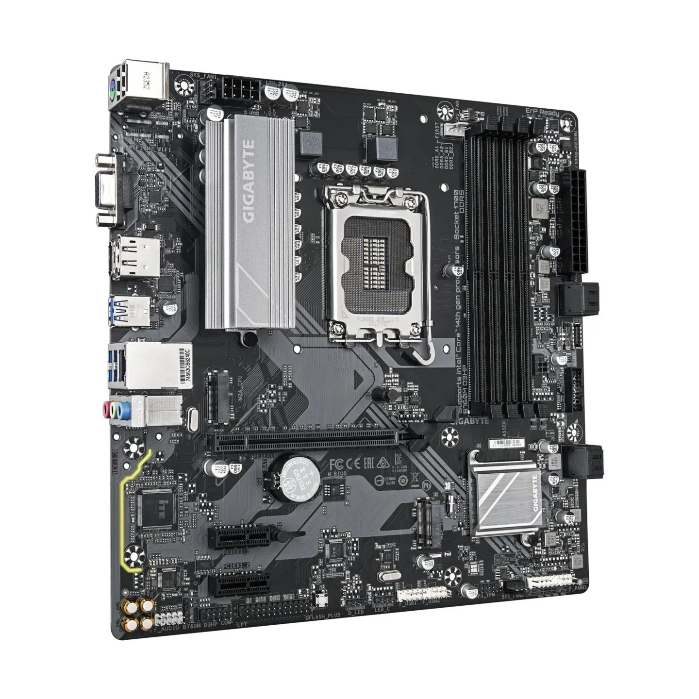 Gigabyte Mainboard|GIGABYTE|Intel B760 Express|LGA1700|Micro-ATX|Memory DDR5|Memory slots 4|2xPCI-Express 3.0 1x|1xPCI-Express 4
