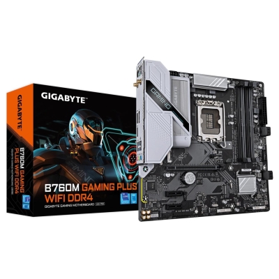 Gigabyte Mainboard|GIGABYTE|Intel B760 Express|LGA1700|Micro-ATX|Memory DDR4|Memory slots 4|2xPCI-Express 3.0 1x|1xPCI-Express 4