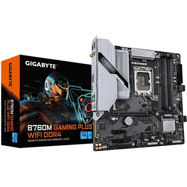 Gigabyte Mainboard|GIGABYTE|Intel B760 Express|LGA1700|Micro-ATX|Memory DDR4|Memory slots 4|2xPCI-Express 3.0 1x|1xPCI-Express 4