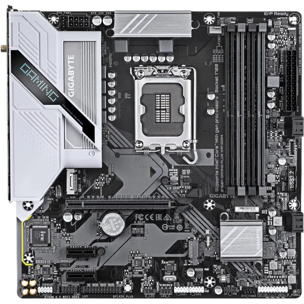 Gigabyte Mainboard|GIGABYTE|Intel B760 Express|LGA1700|Micro-ATX|Memory DDR4|Memory slots 4|2xPCI-Express 3.0 1x|1xPCI-Express 4