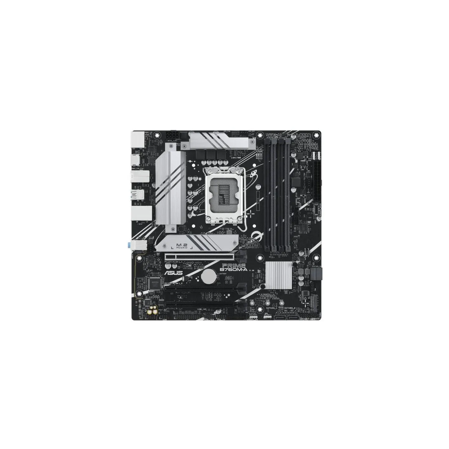 Asus Mainboard|ASUS|Intel B760 Express|LGA1700|Micro-ATX|Memory DDR5|Memory slots 4|2xPCI-Express 4.0 16x|2xM.2|1xHDMI|2xDisplay