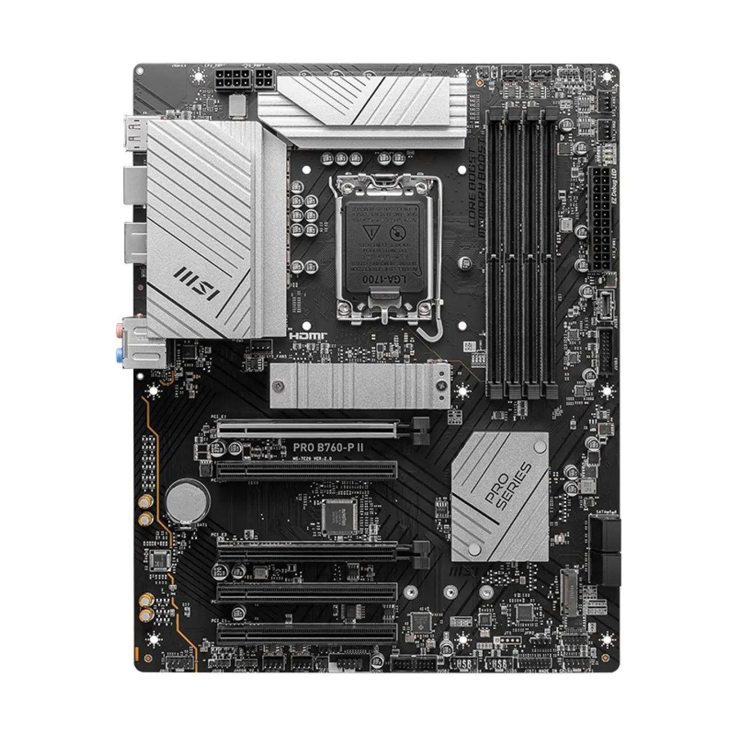 MSI Mainboard|MSI|Intel B760 Express|LGA1700|Memory DDR5|Memory slots 4|5xPCI-Express 5.0 16x|2xM.2|1xHDMI|1xDisplayPort|2xUSB 2