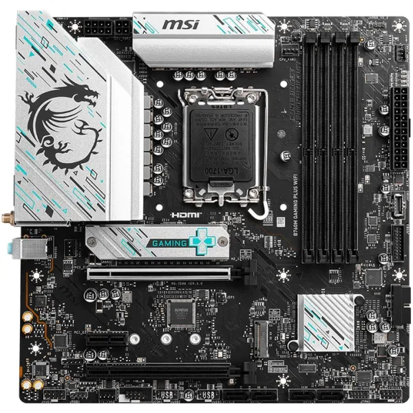 MSI Mainboard|MSI|Intel B760 Express|LGA1700|Micro-ATX|Memory DDR5|Memory slots 4|1xPCI-Express 3.0 1x|1xPCI-Express 4.0 4x	|1xP