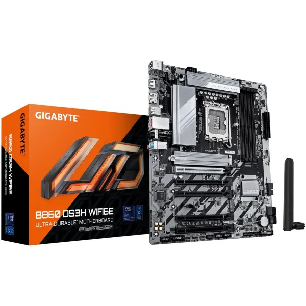 Gigabyte Mainboard|GIGABYTE|Intel B860 Express|LGA1851|ATX|Memory DDR5|5xPCI-Express 16x|2xM.2|1xHDMI|1xDisplayPort|1xAudio-In|1