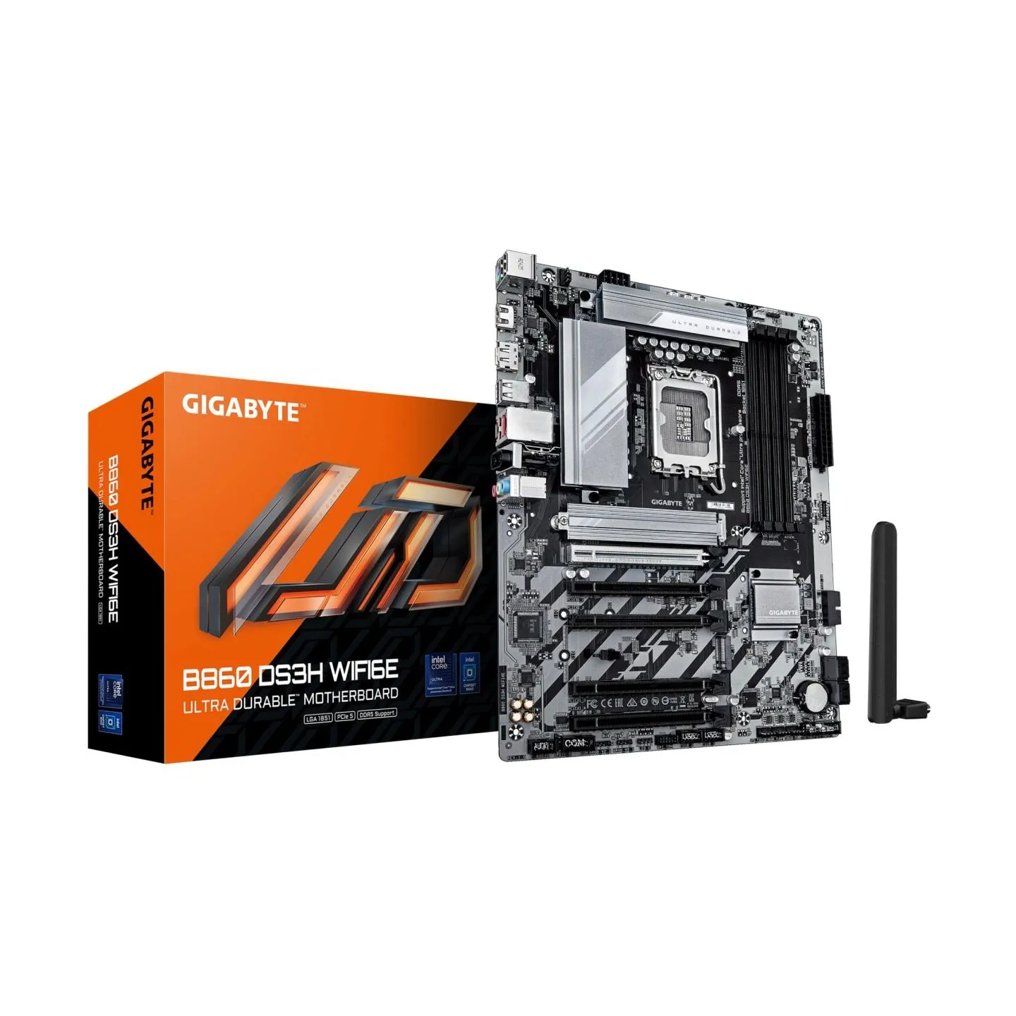 Gigabyte Mainboard|GIGABYTE|Intel B860 Express|LGA1851|ATX|Memory DDR5|5xPCI-Express 16x|2xM.2|1xHDMI|1xDisplayPort|1xAudio-In|1