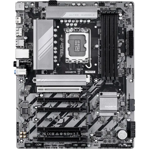 Gigabyte Mainboard|GIGABYTE|Intel B860 Express|LGA1851|ATX|Memory DDR5|5xPCI-Express 16x|2xM.2|1xHDMI|1xDisplayPort|1xAudio-In|1