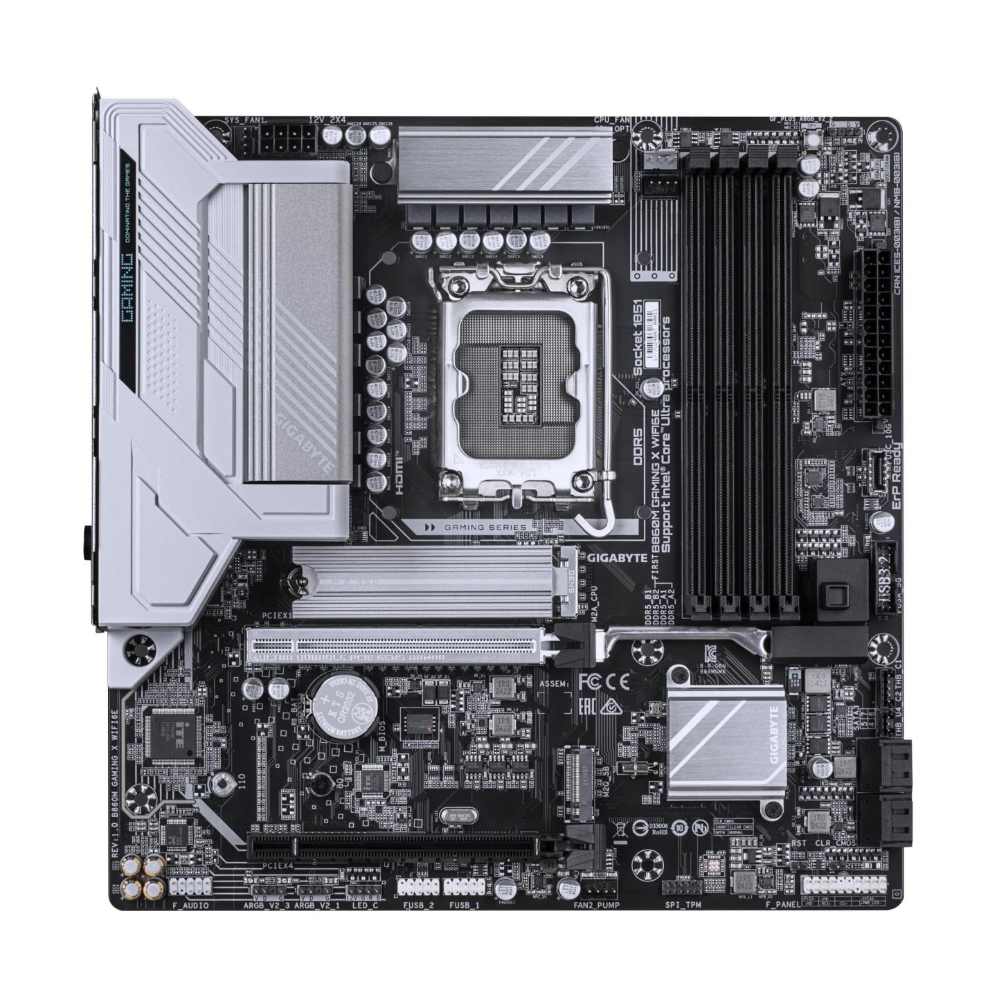 Gigabyte Mainboard|GIGABYTE|Intel B860 Express|LGA1851|Micro-ATX|Memory DDR5|Memory slots 4|2xPCI-Express 16x|2xM.2|1xHDMI|1xDis