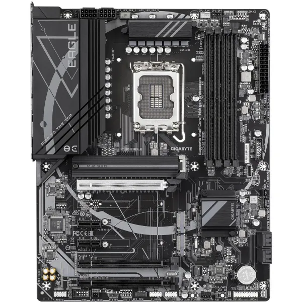 Gigabyte Mainboard|GIGABYTE|Intel Z790|LGA1700|ATX|Memory DDR5|Memory slots 4|3xPCI-Express 3.0 1x|1xPCI-Express 4.0 4x	|1xPCI-E
