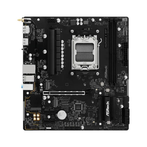 Asrock Mainboard|ASROCK|AMD A620|Socket AM5|micro ATX|RAM DDR5-SDRAM|2xSlots|Wi-Fi Yes|Bluetooth Yes|1xNumber of M.2 (M) slots|A