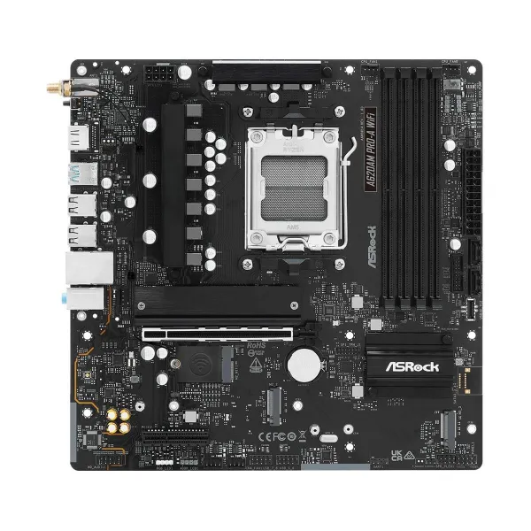 Asrock Mainboard|ASROCK|AMD A620A|micro ATX|RAM DDR5-SDRAM|2xSlots|Wi-Fi Yes|Bluetooth Yes|1xPCI Express x4 slots|A620AMPRO-AWIF