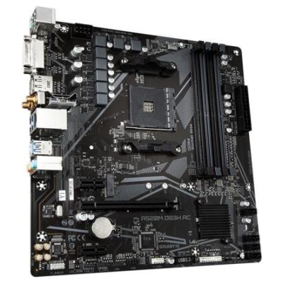 Gigabyte Mainboard|GIGABYTE|AMD A520|SAM4|Micro-ATX|Memory DDR4|Memory slots 4|A520MDS3HAC1.4