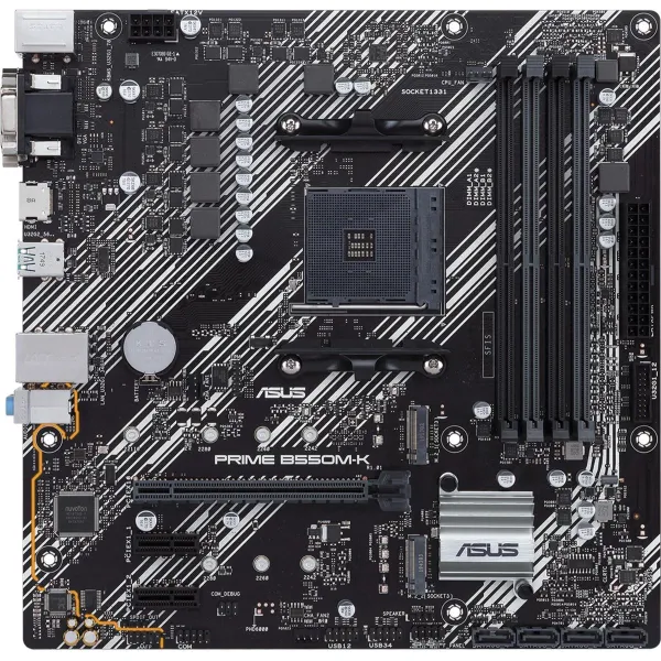 Asus Mainboard|ASUS|AMD B550|SAM4|MicroATX|2xPCI-Express 3.0 1x|2xM.2|1xPCI-Express 4.0 16x|Memory DDR4|Memory slots 4|1x15pin D