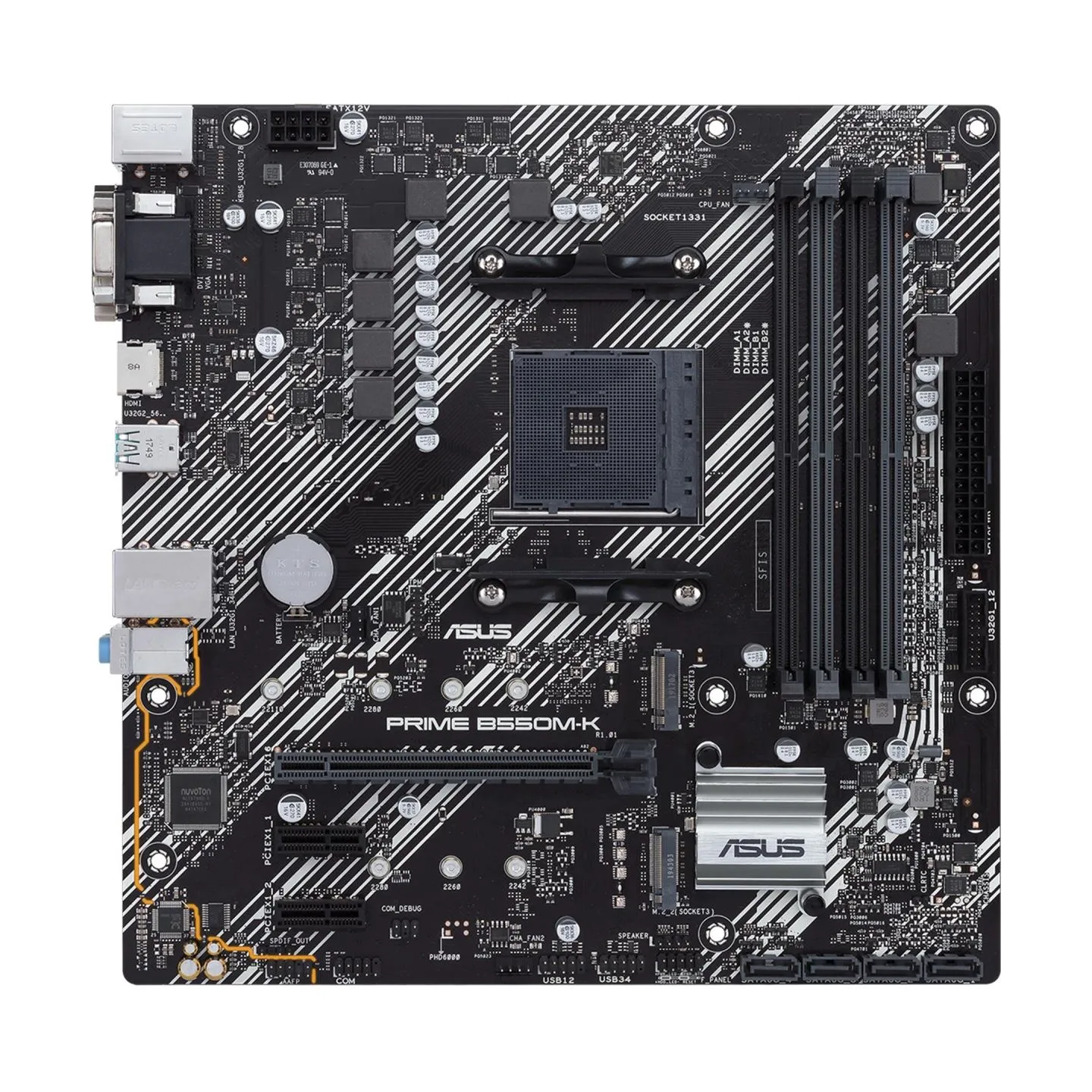 Asus Mainboard|ASUS|AMD B550|SAM4|MicroATX|2xPCI-Express 3.0 1x|2xM.2|1xPCI-Express 4.0 16x|Memory DDR4|Memory slots 4|1x15pin D